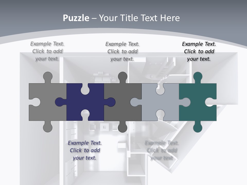 Floor House Roller PowerPoint Template