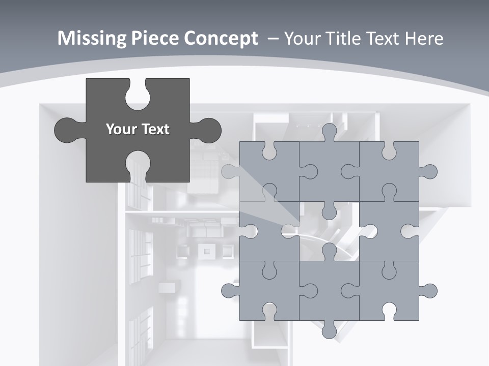 Floor House Roller PowerPoint Template