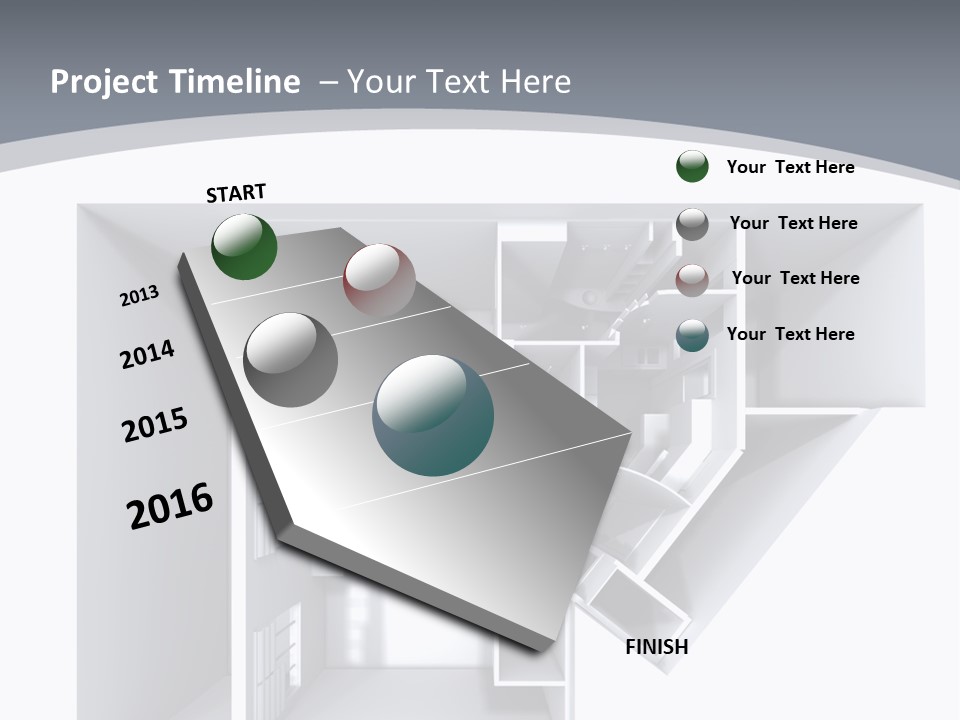 Floor House Roller PowerPoint Template