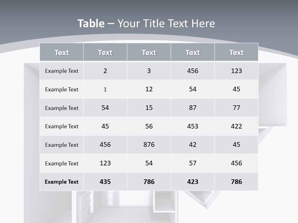 Floor House Roller PowerPoint Template