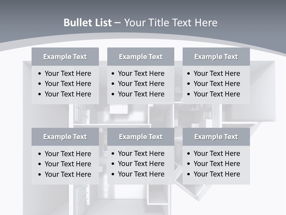 Floor House Roller PowerPoint Template