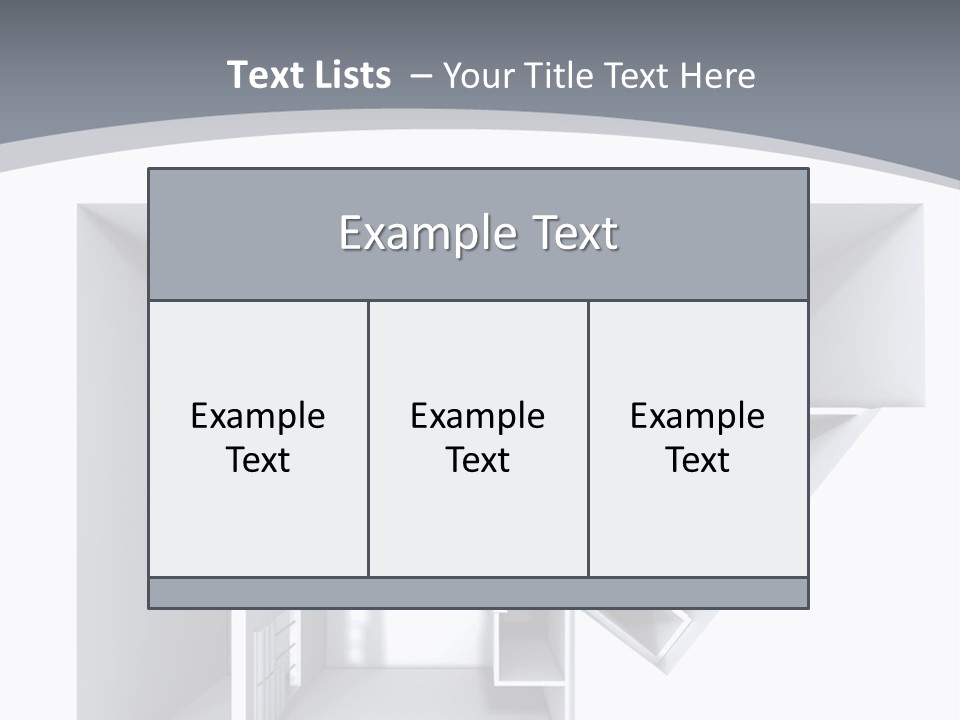 Floor House Roller PowerPoint Template
