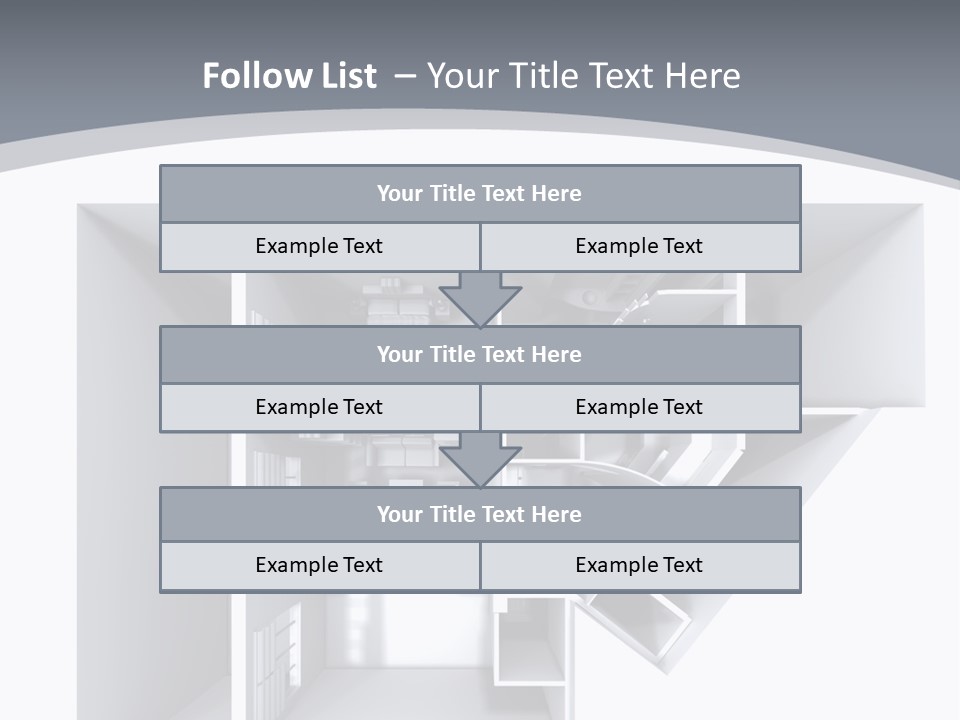 Floor House Roller PowerPoint Template