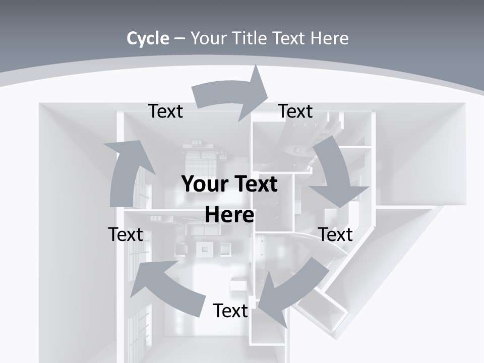 Floor House Roller PowerPoint Template