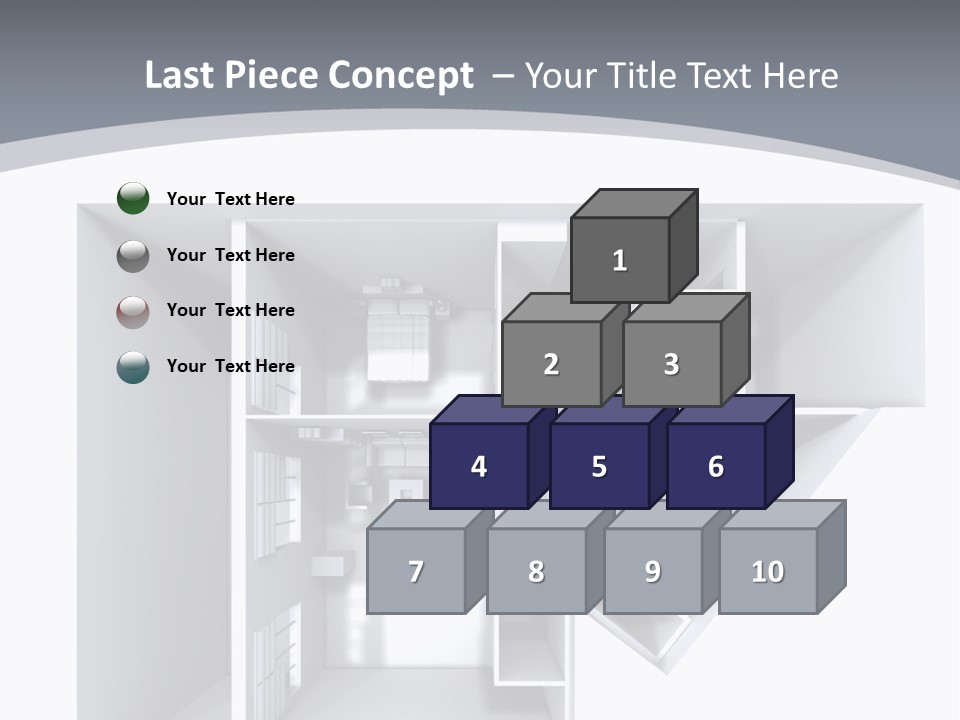 Floor House Roller PowerPoint Template