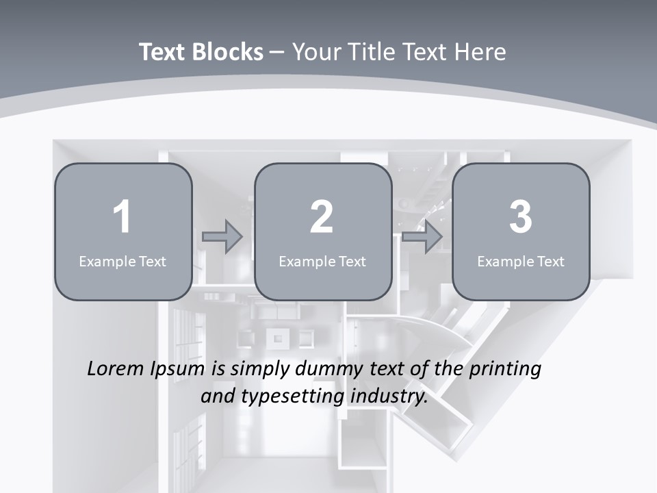 Floor House Roller PowerPoint Template