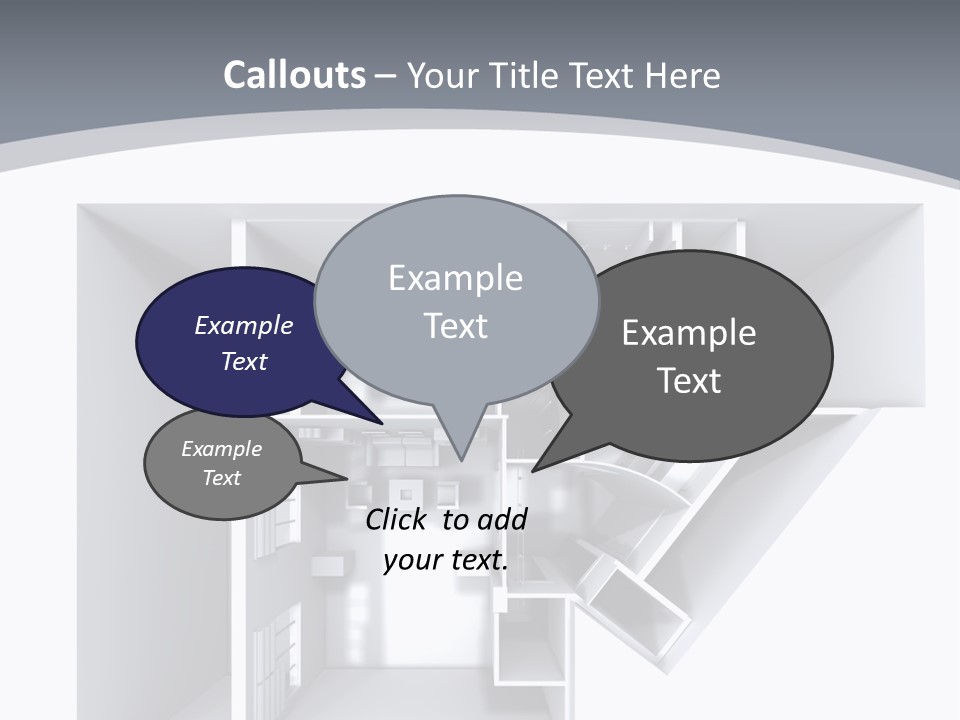 Floor House Roller PowerPoint Template