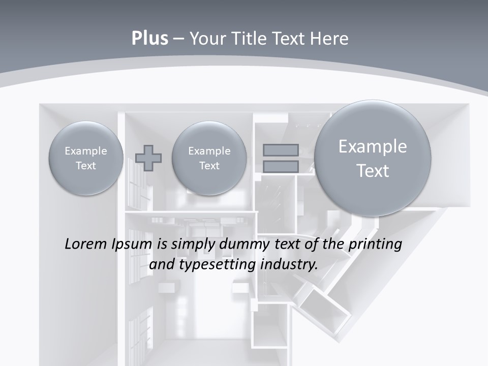 Floor House Roller PowerPoint Template