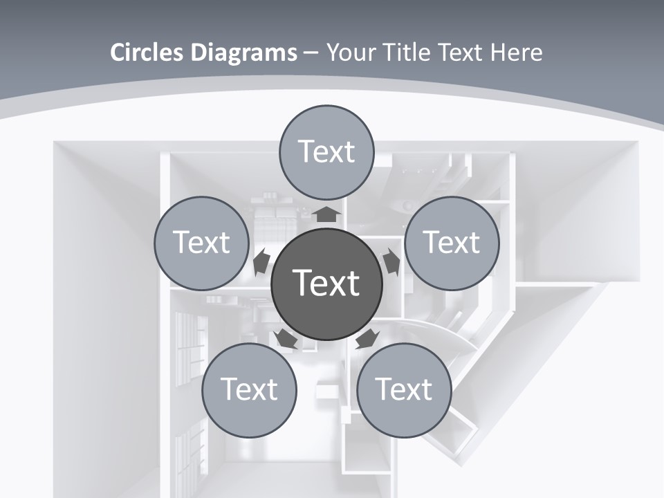 Floor House Roller PowerPoint Template