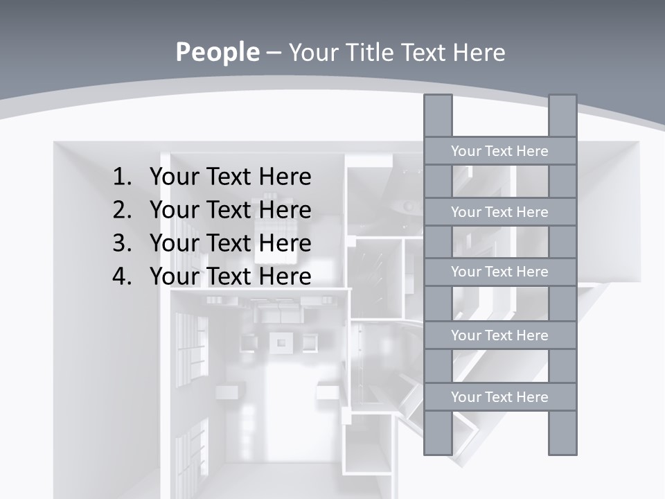Floor House Roller PowerPoint Template