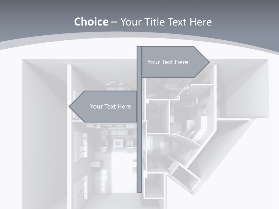 Floor House Roller PowerPoint Template