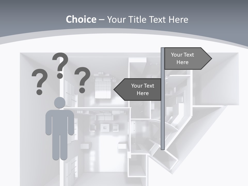 Floor House Roller PowerPoint Template