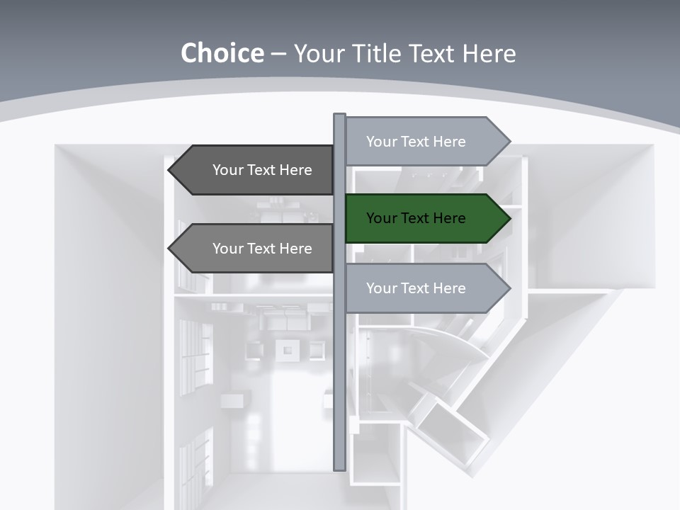 Floor House Roller PowerPoint Template