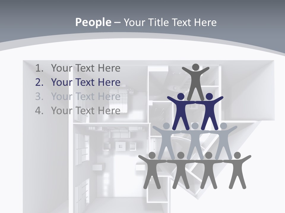 Floor House Roller PowerPoint Template