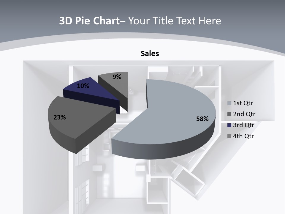 Floor House Roller PowerPoint Template