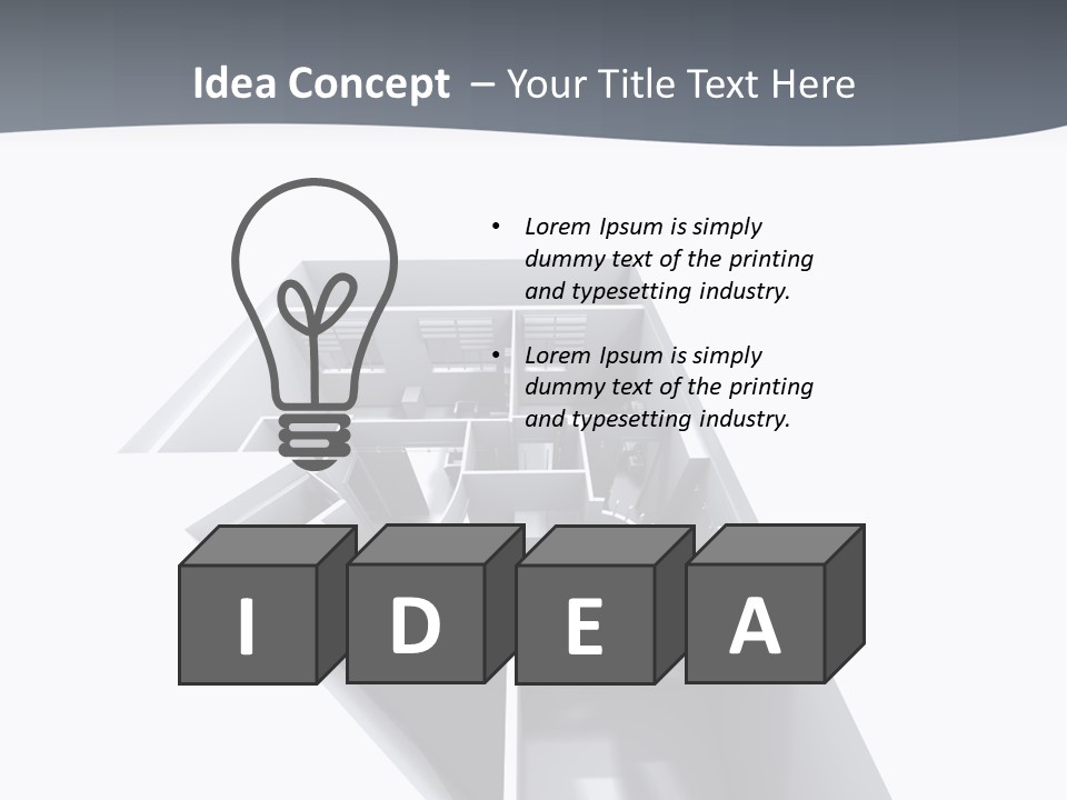 Ease Fresh Pen PowerPoint Template