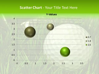 Ball Golf Course Close PowerPoint Template