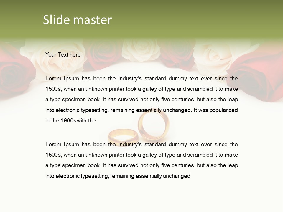 Anniversary Elegance Valentine PowerPoint Template