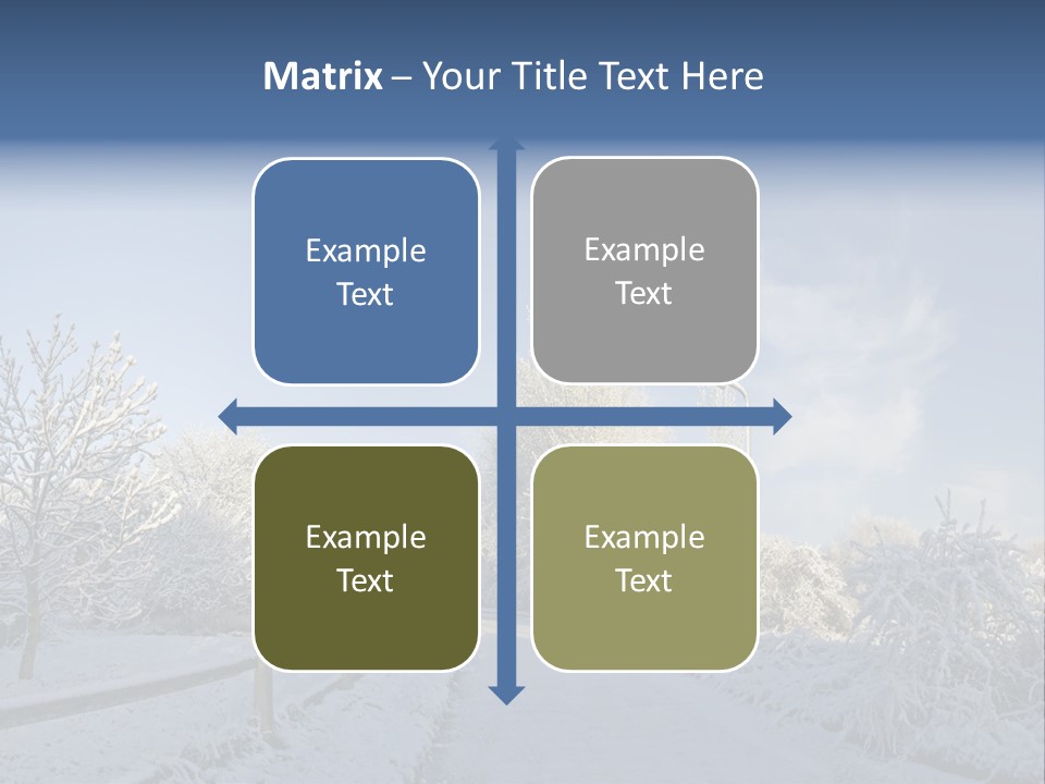 Deep Scene February PowerPoint Template