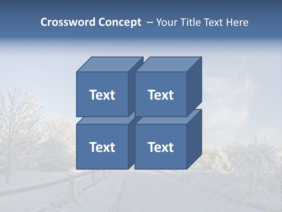 Deep Scene February PowerPoint Template