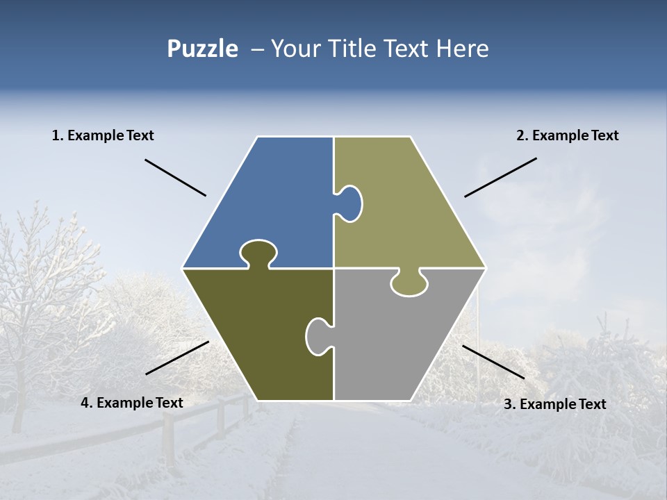 Deep Scene February PowerPoint Template