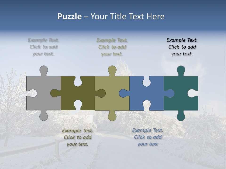 Deep Scene February PowerPoint Template