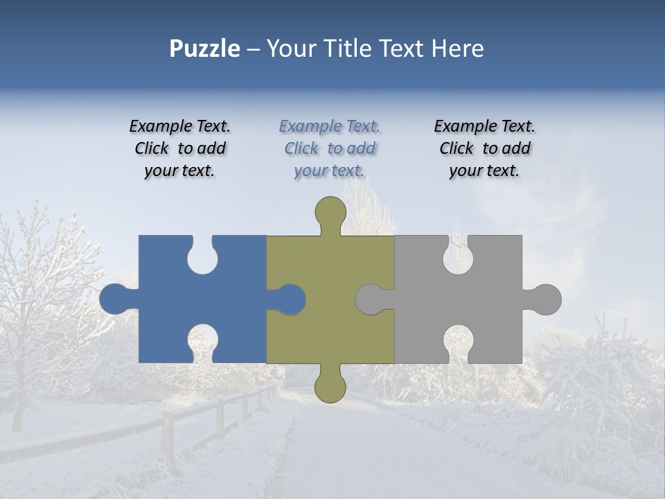 Deep Scene February PowerPoint Template