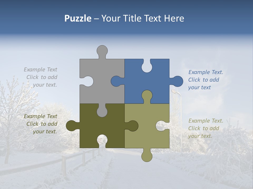 Deep Scene February PowerPoint Template