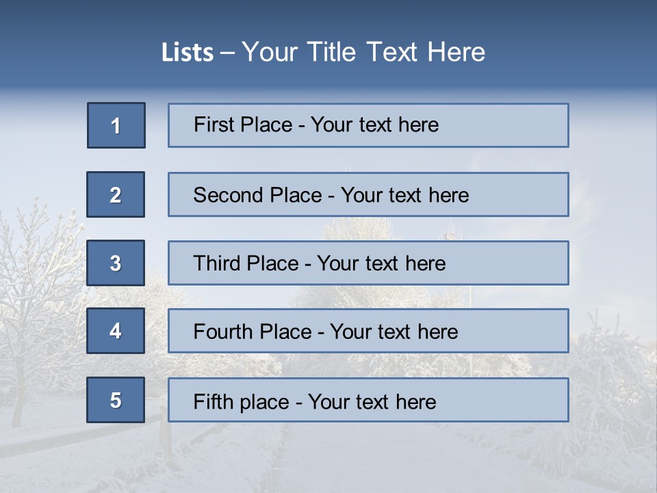 Deep Scene February PowerPoint Template