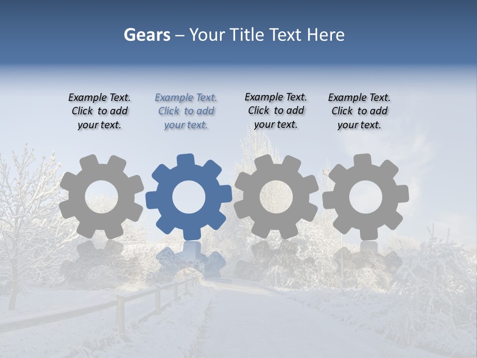 Deep Scene February PowerPoint Template