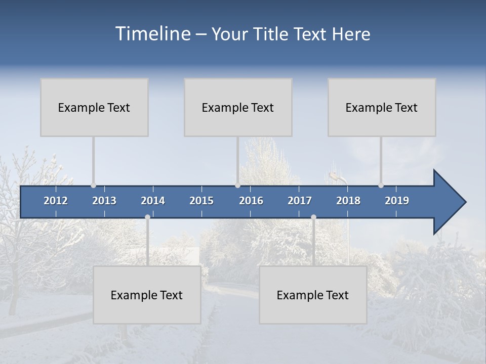 Deep Scene February PowerPoint Template