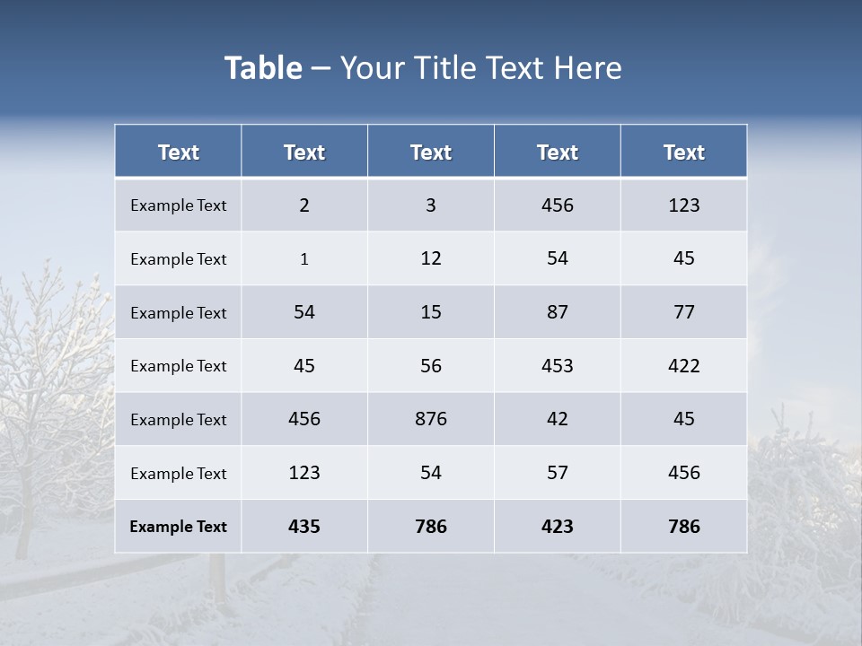Deep Scene February PowerPoint Template
