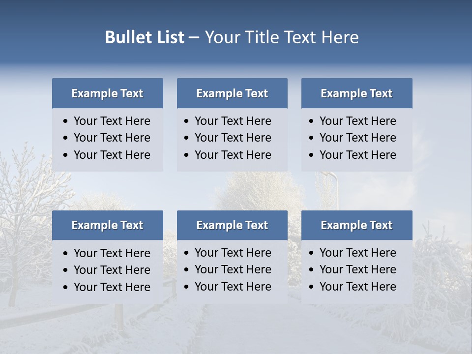Deep Scene February PowerPoint Template
