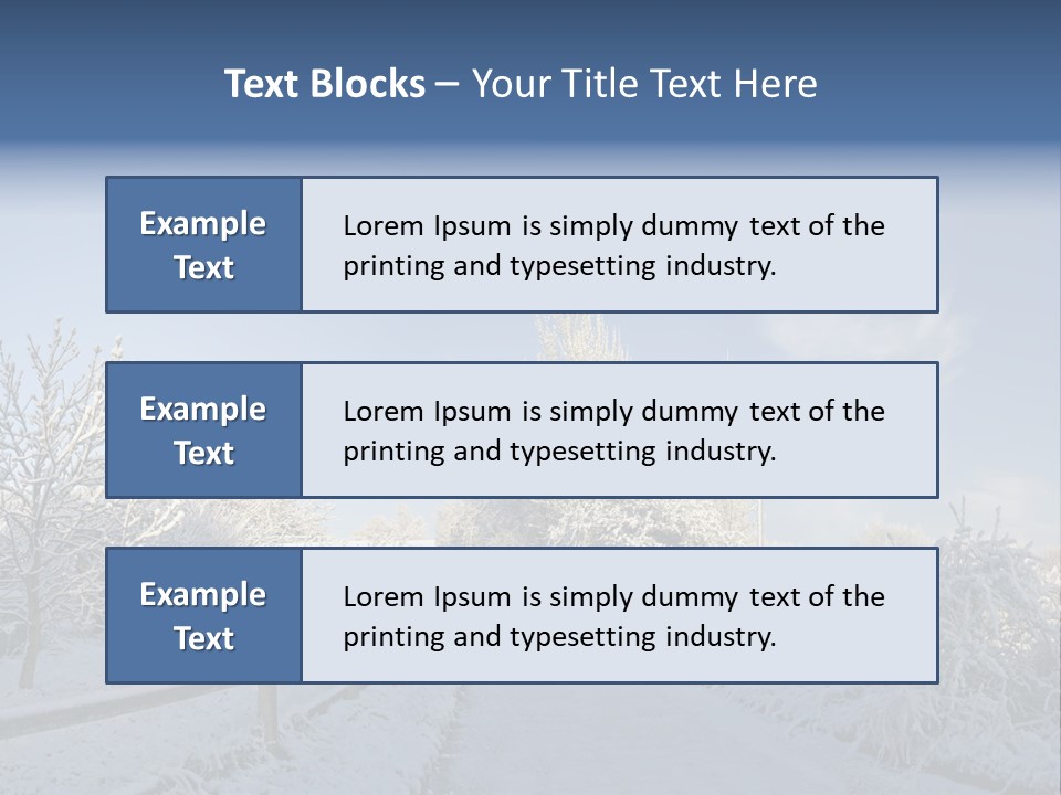 Deep Scene February PowerPoint Template