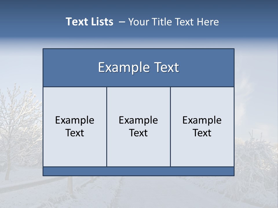 Deep Scene February PowerPoint Template
