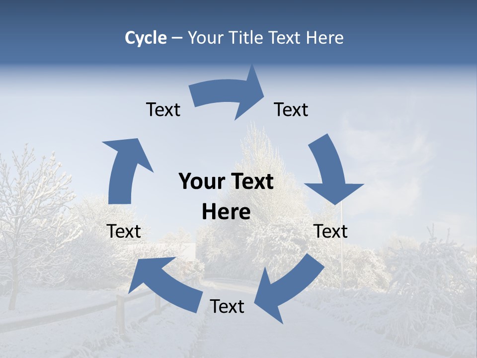 Deep Scene February PowerPoint Template