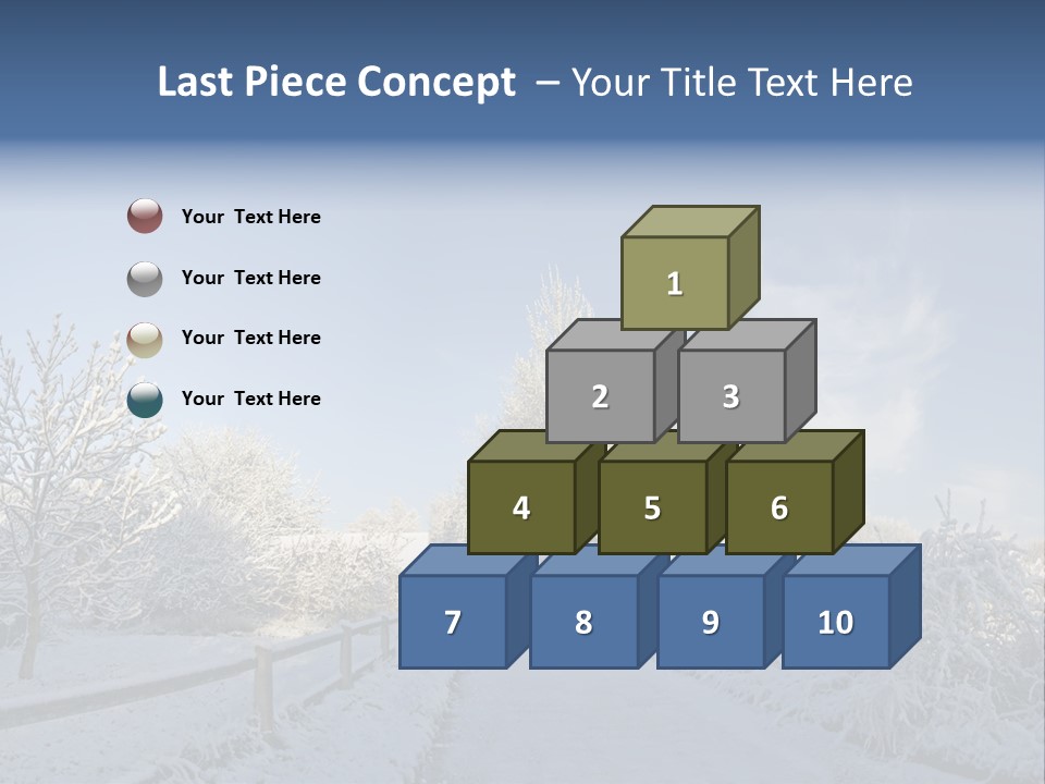 Deep Scene February PowerPoint Template