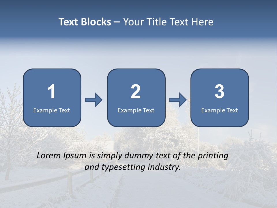 Deep Scene February PowerPoint Template