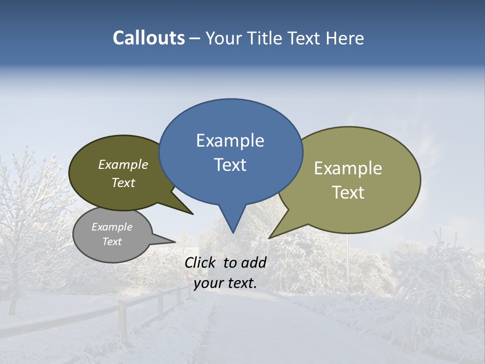 Deep Scene February PowerPoint Template