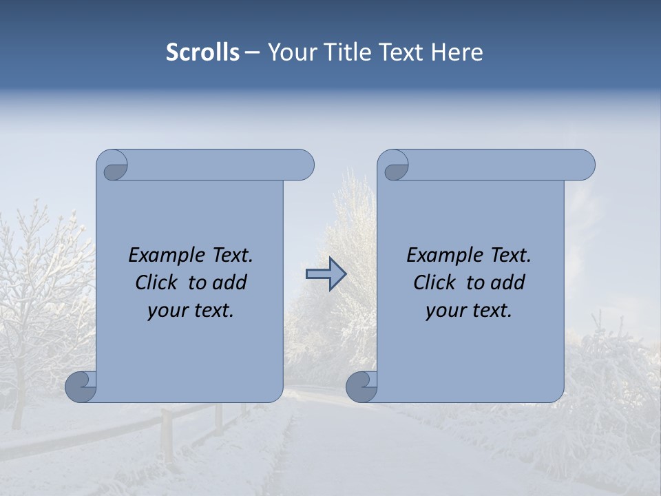 Deep Scene February PowerPoint Template