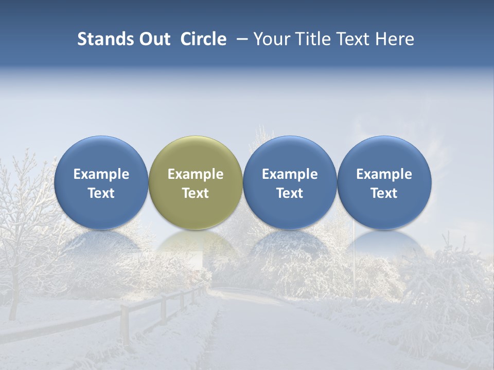 Deep Scene February PowerPoint Template