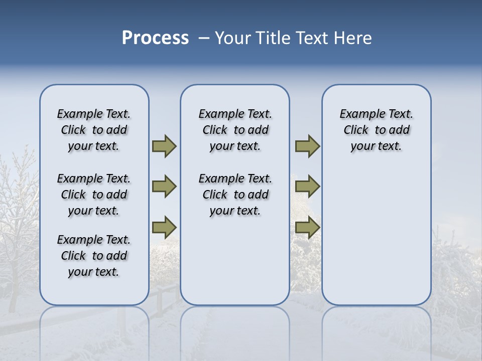 Deep Scene February PowerPoint Template