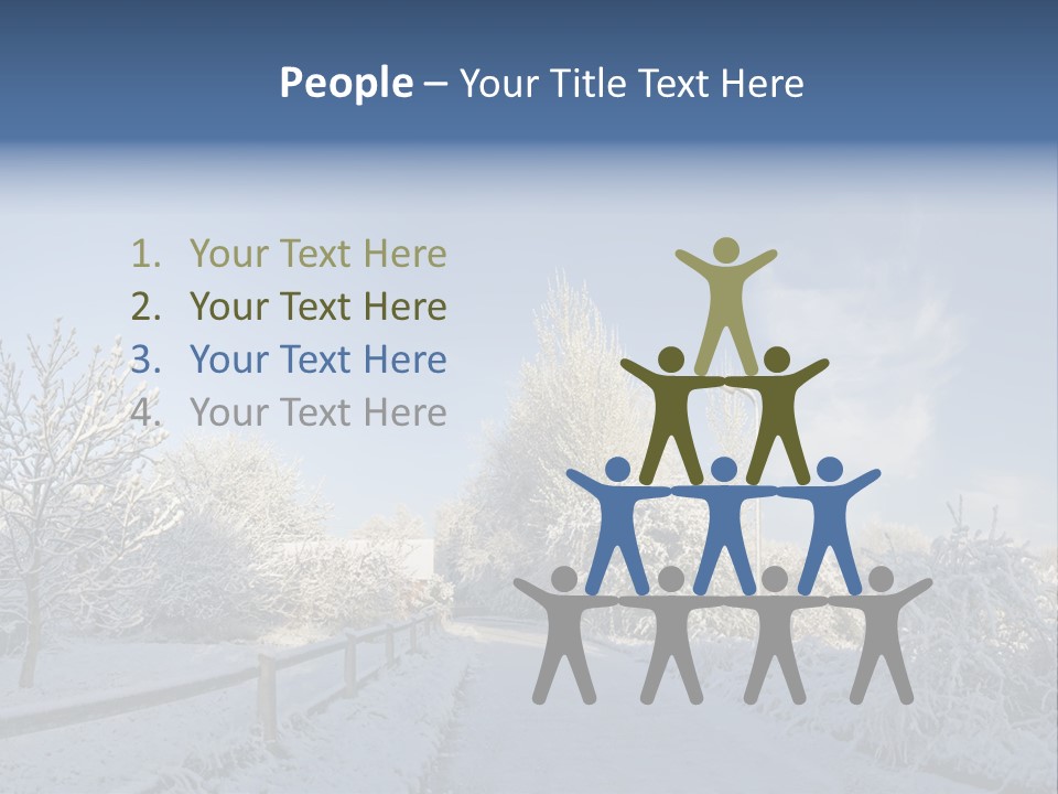 Deep Scene February PowerPoint Template