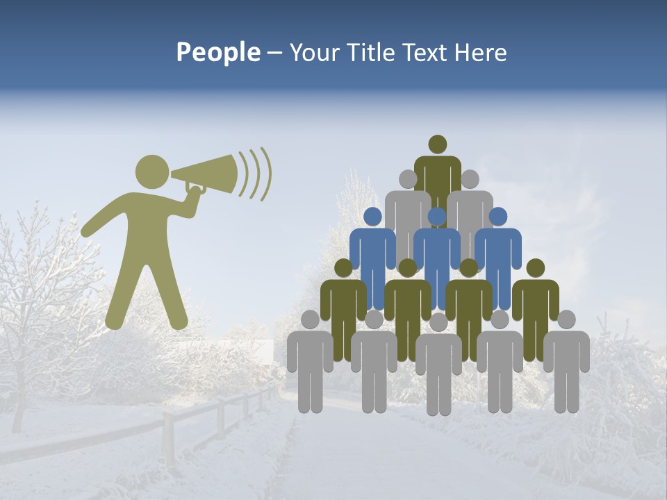 Deep Scene February PowerPoint Template