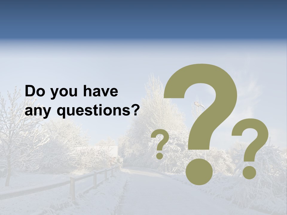 Deep Scene February PowerPoint Template