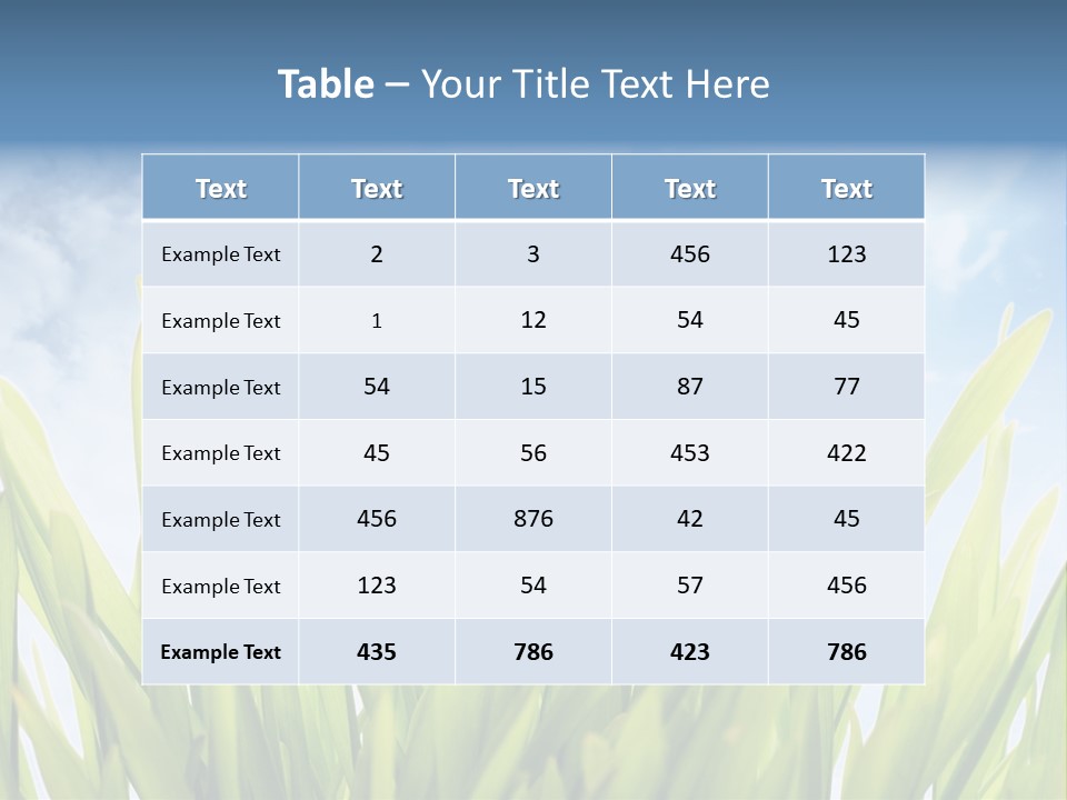 Serene Sun Environment PowerPoint Template