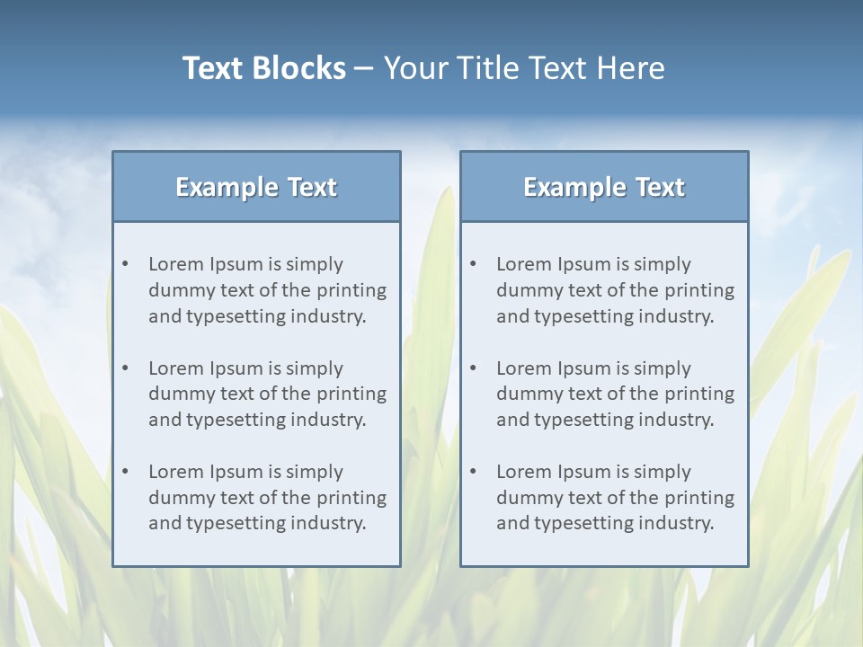 Serene Sun Environment PowerPoint Template