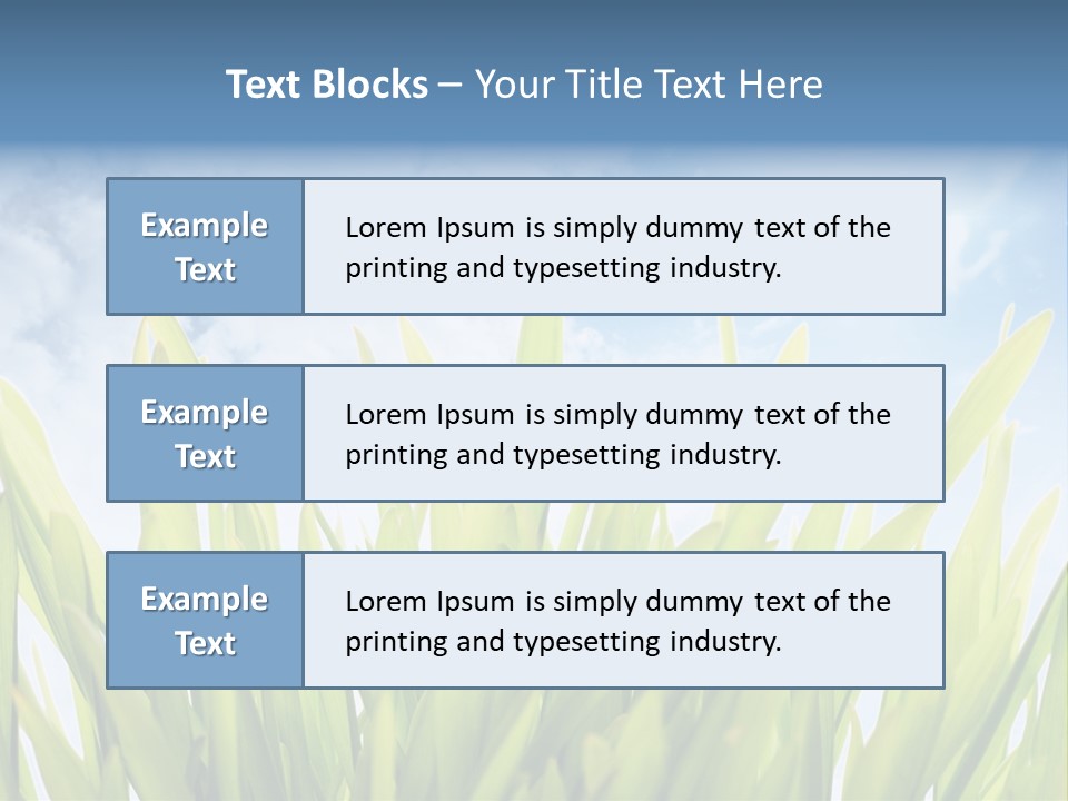 Serene Sun Environment PowerPoint Template