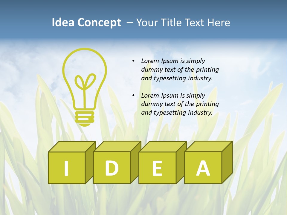 Serene Sun Environment PowerPoint Template
