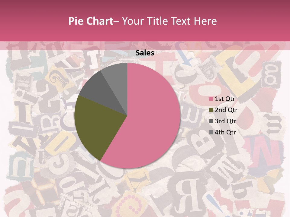 Newspaper Grunge Cutting PowerPoint Template